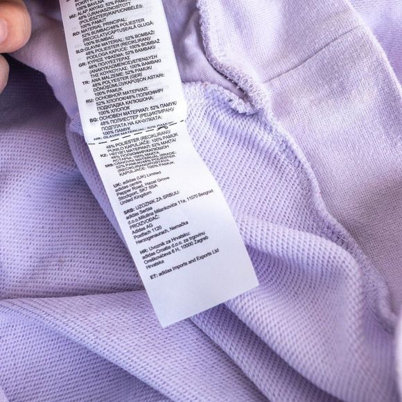 adidas Lavender Purple Hoodie with Pocket, Size Large - Picture 9 of 11